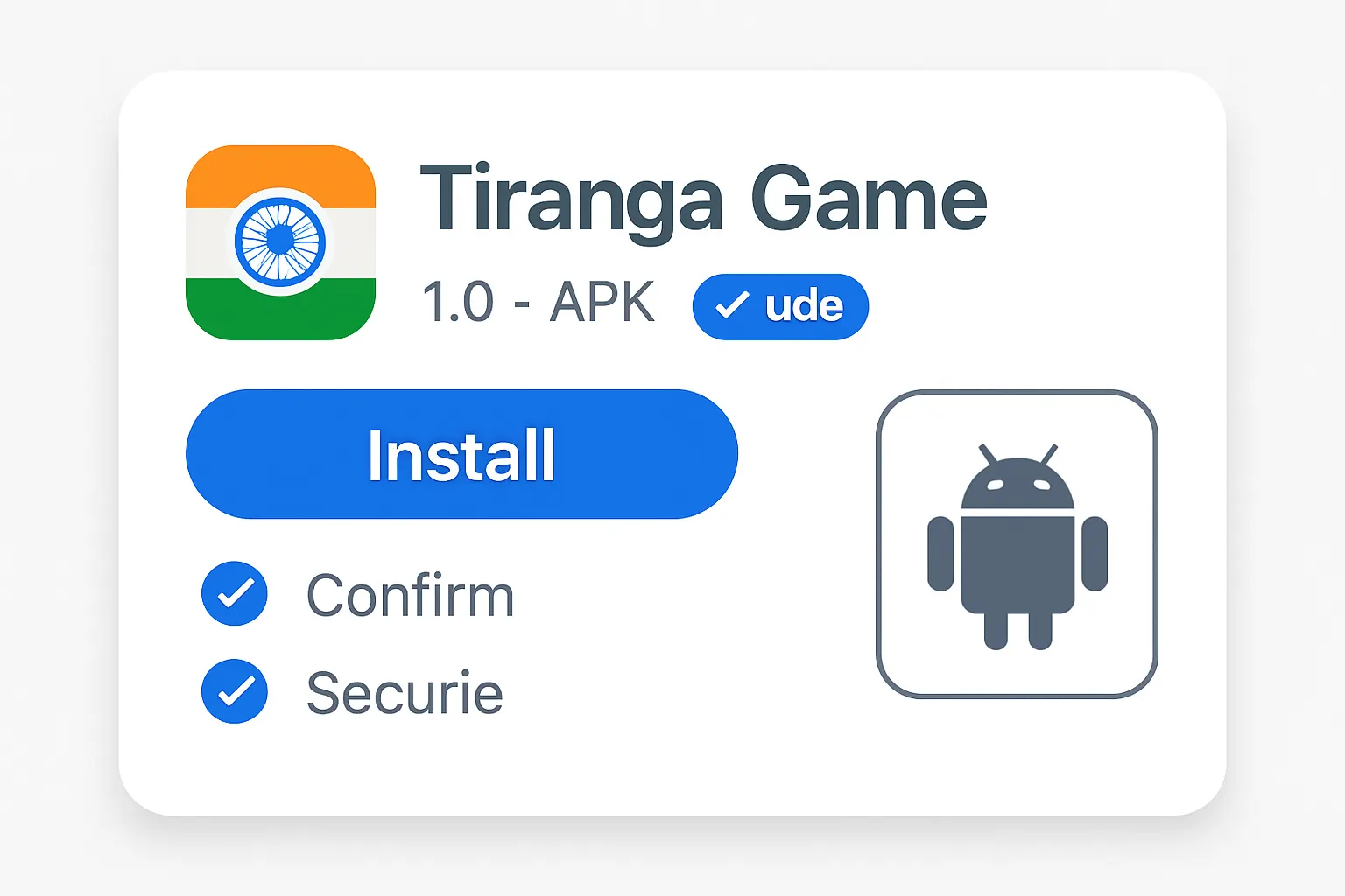 Tiranga Game version details